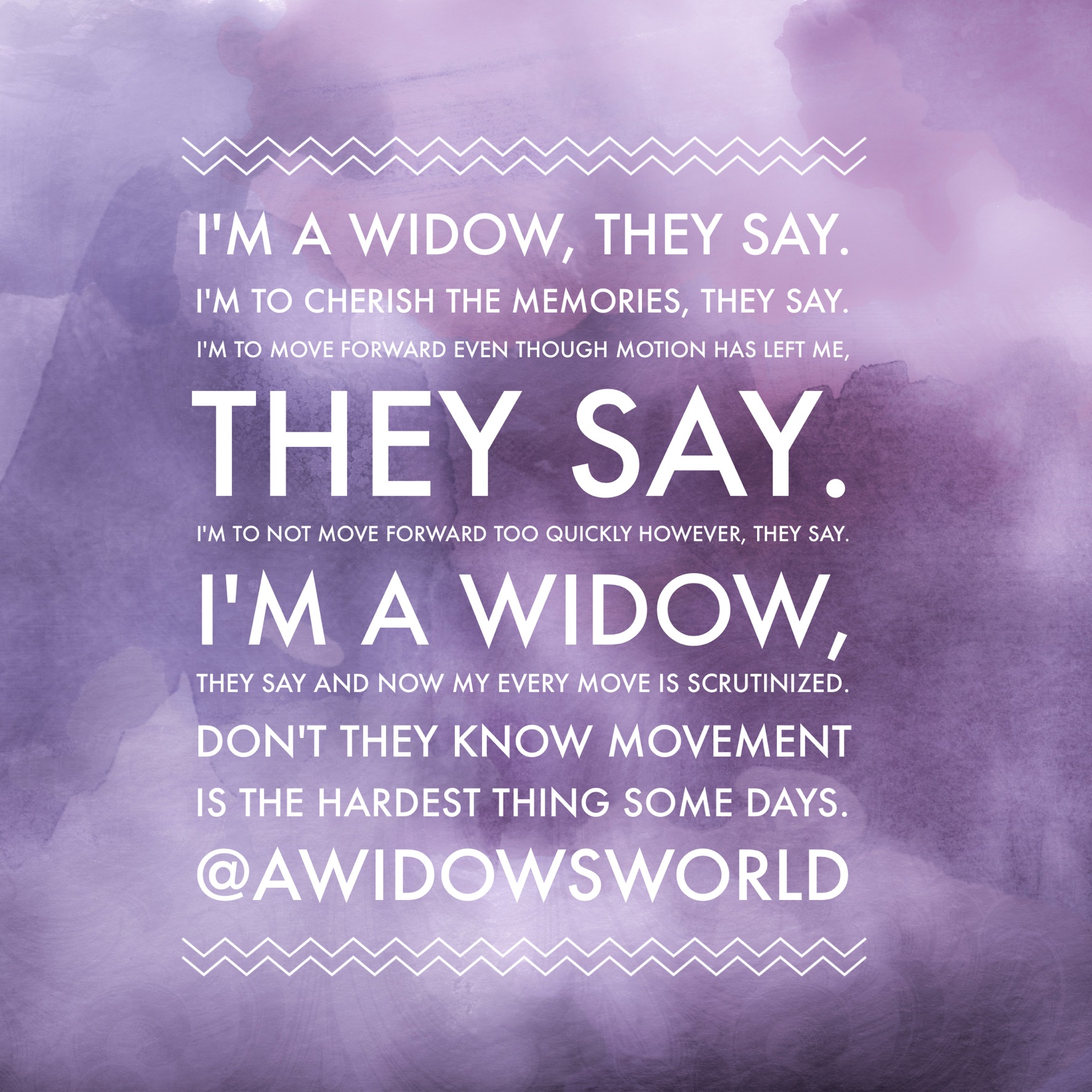 widowers and widows